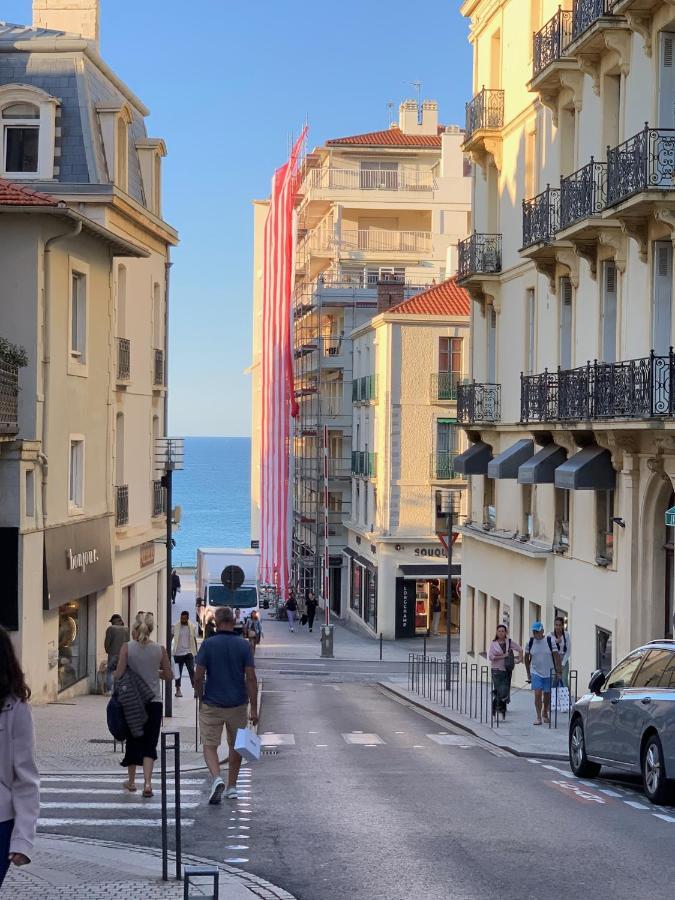 Biarritz Centre, Pres Avenue De Verdun, Cosy Apt 2 Pieces , Salon , Chambre Separe, Rue Tres Calme A 10 Minutes A Pied De La Grande Plage Екстериор снимка