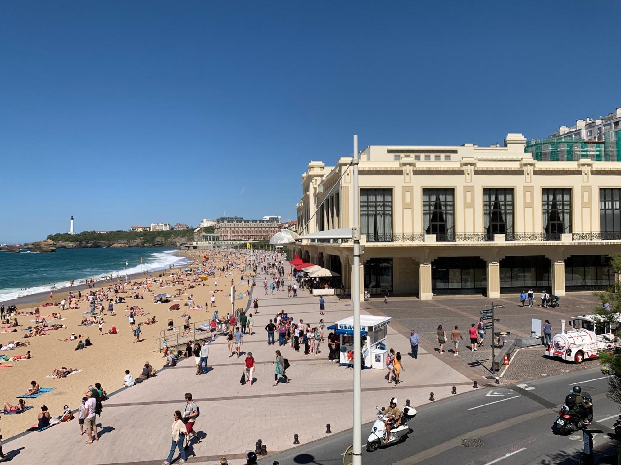 Biarritz Centre, Pres Avenue De Verdun, Cosy Apt 2 Pieces , Salon , Chambre Separe, Rue Tres Calme A 10 Minutes A Pied De La Grande Plage Екстериор снимка